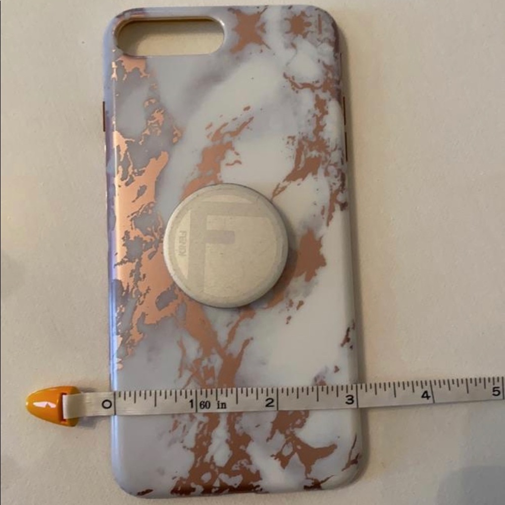 Marble Phone Case With Fendi Pop Socket - image 7
